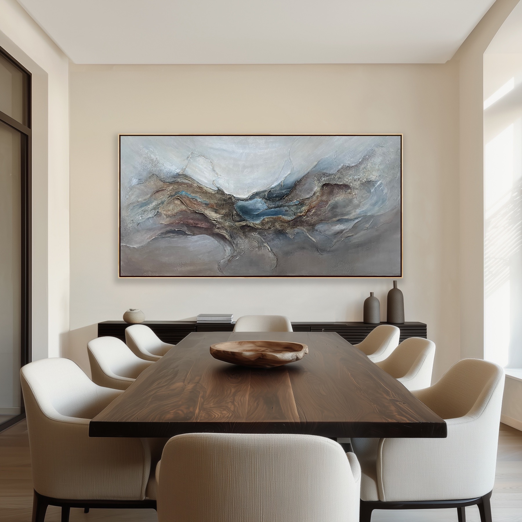 didelio formato reljefinis paveikslas