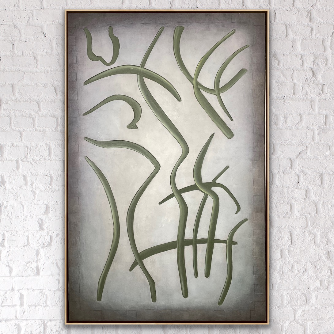 Reljefinis paveikslas, wabi sabi interjour